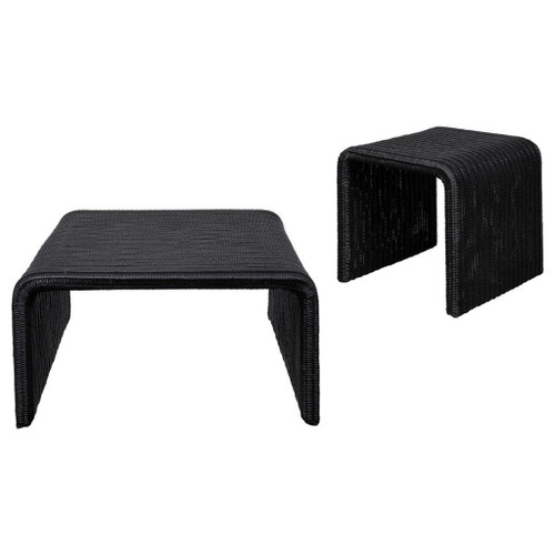Cahya - Rattan Coffee And End Table Set
