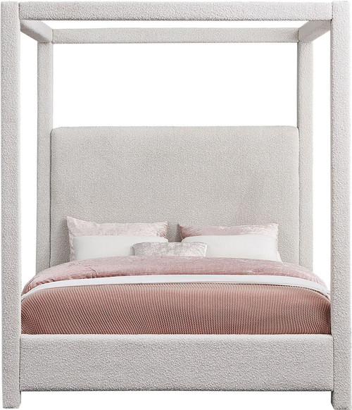Eden - Boucle Fabric Upholstered Bed