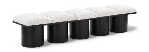 Pavilion - 5 Piece Modular Bench With Black Base