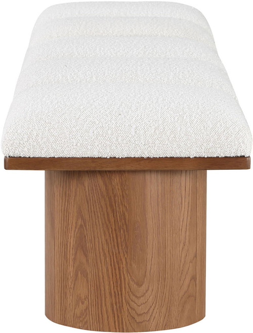 Pavilion - 5 Piece Modular Bench With Walnut Base