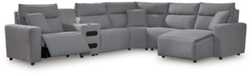 Modmax II - Reclining Sectional - Salt And Pepper