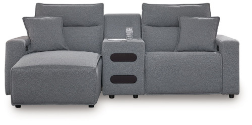 Modmax II - Reclining Sectional - Salt And Pepper