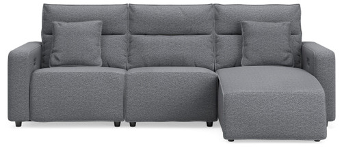 Modmax II - Reclining Sectional - Salt And Pepper
