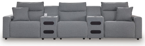 Modmax II - Reclining Sectional - Salt And Pepper