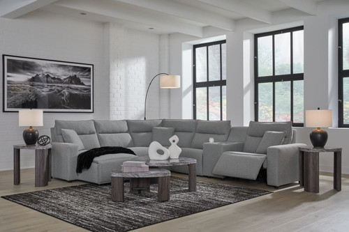 Modmax - Salt And Pepper - Reclining Sectional