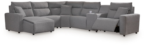 Modmax II - Reclining Sectional - Salt And Pepper
