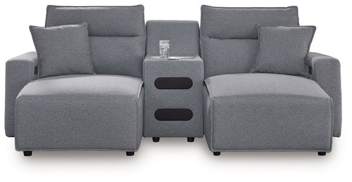 Modmax II - Reclining Sectional - Salt And Pepper
