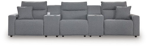 Modmax II - Reclining Sectional - Salt And Pepper