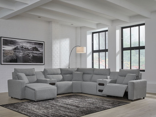 Modmax II - Reclining Sectional - Salt And Pepper