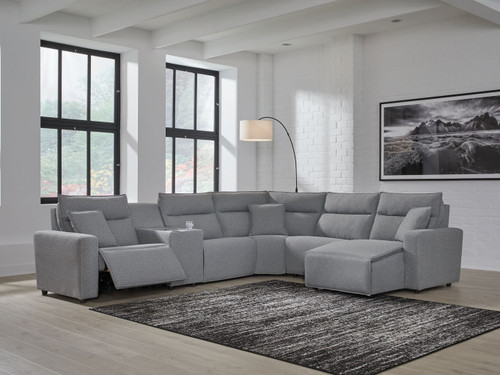 Modmax - Salt And Pepper - Reclining Sectional