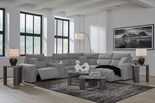 Modmax - Salt And Pepper - Reclining Sectional