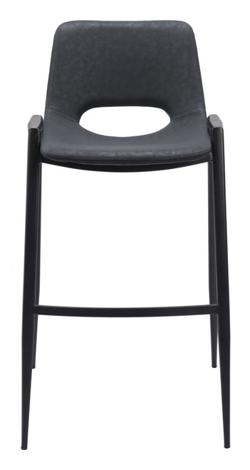 Desi - Bar Chair With Black Legs (Set of 2)