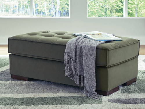 Caspian-Town - Olive - Oversized Accent Ottoman