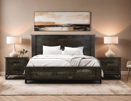 Dark Teak - Chest - Oil Black