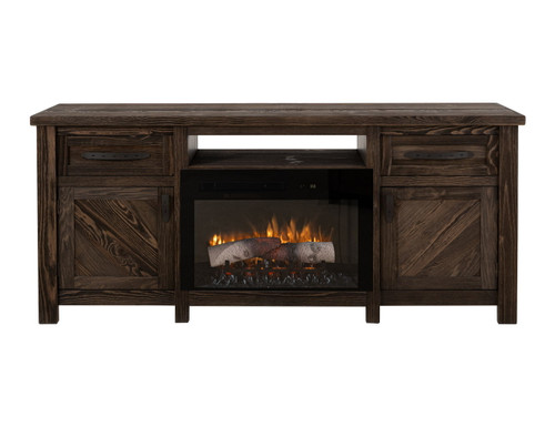 Dutton - TV Stand For Electric Fireplace - Rookwood Brown