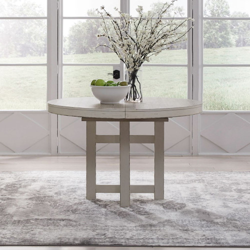 Backroads - Pedestal Table - White