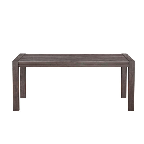 Modern Edge - Rectangular Leg Table - Caffe