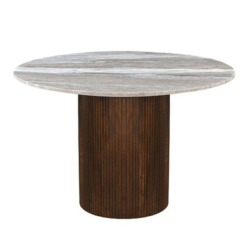 Kaleidoscope - Pedestal Table- Brown