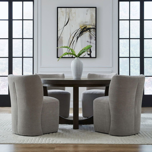 Accent Dining - Dining Chair With Casters Accent