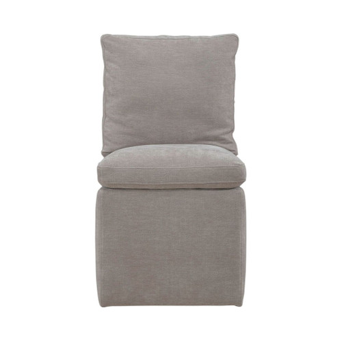 Accent Dining - Accent Dining Chair With Casters