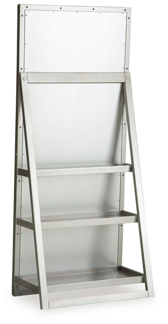 Evesen - Champagne - Floor Standing Mirror With Storage