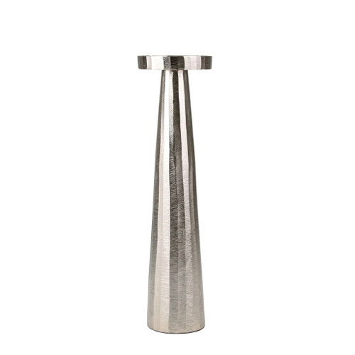 Aluminum 20" Pillar Holder - Silver