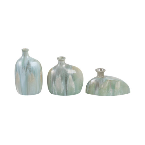 5" / 8" / 9" Hermiston Ceramic Vases (Set of 3) - Ivory