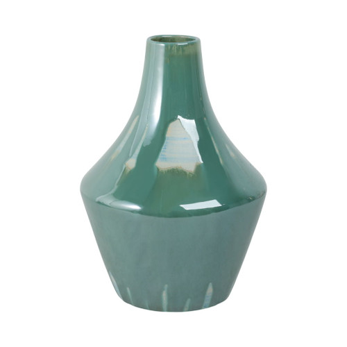 Keizer Medium Ceramic Vase - Green