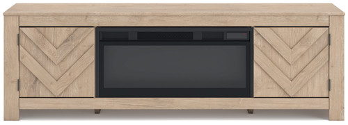 Cayboni - LG TV Stand With Fireplace Option