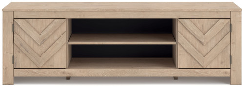 Cayboni - LG TV Stand With Fireplace Option