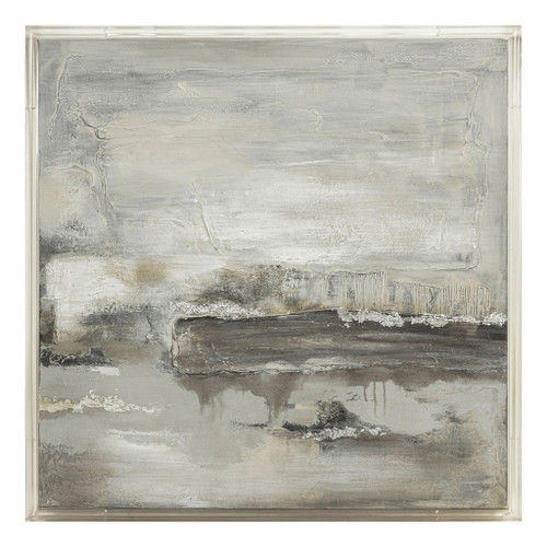 Allerdale Acrylic Frame Handpainted Wall Art - Multi