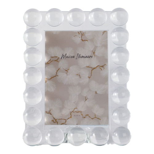 4"x6" Crystal Bubble Photo Frame - Clear