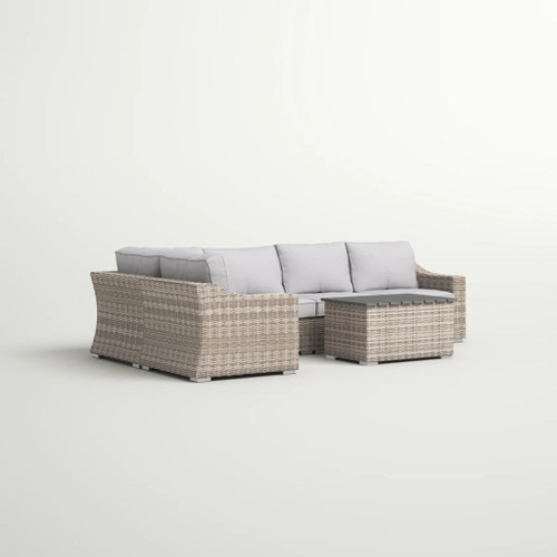 Stylish Sofa Seating Group With Cushions Perfect For Outdoor Gatherings