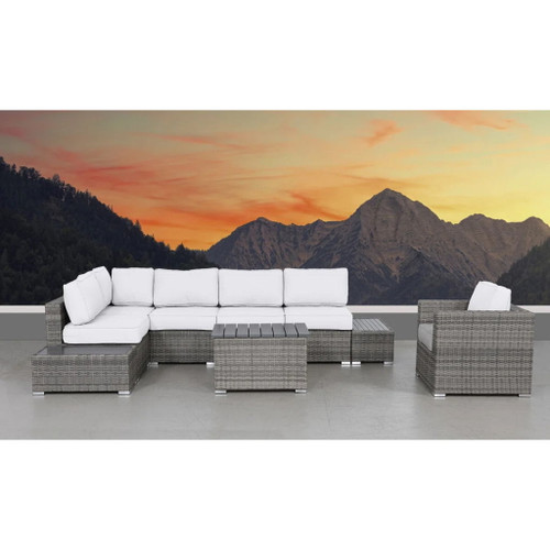 Stylish Entertainment Sectional Set, Outdoor Living