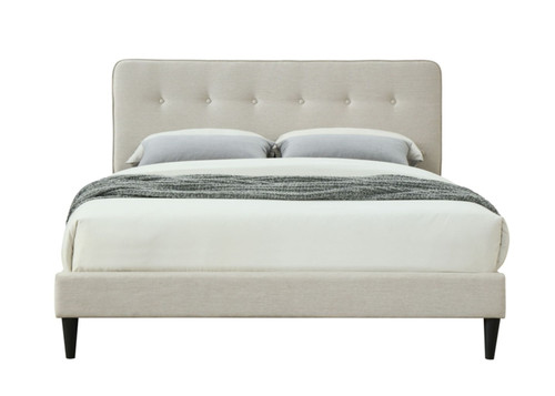 Upholstered Bed Compact With USB Upholstered Bed Compact With USB