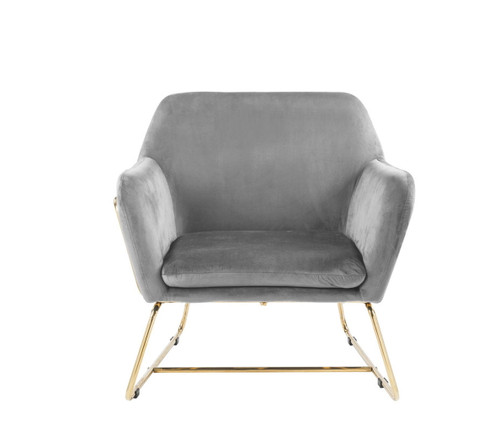 Keira - Accent Chair With Metal Base