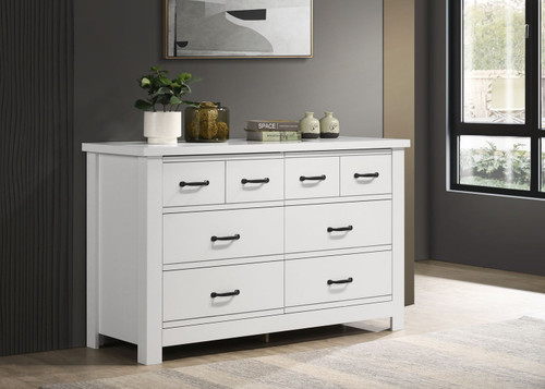 Cassini - 6 Drawer Dresser - White Cassini - 6 Drawer Dresser - White