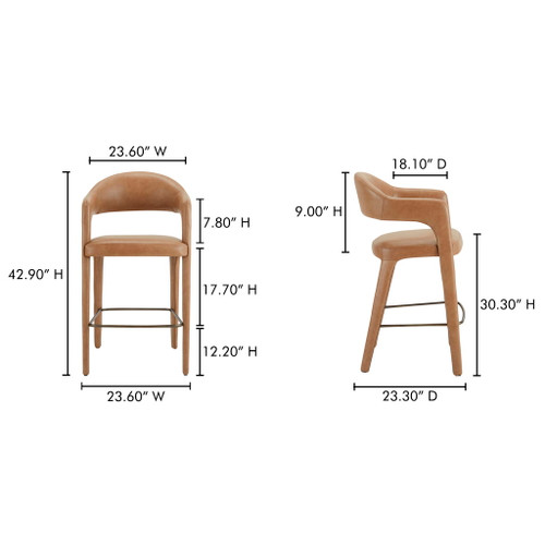 Martens - Bar Stool - Brown