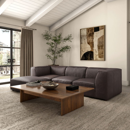 Form - Lounge Modular Sectional - Espresso Brown