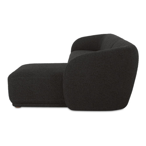 Faye - Right Sectional - Black