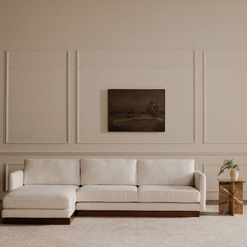 Vernon - Right Sectional - White