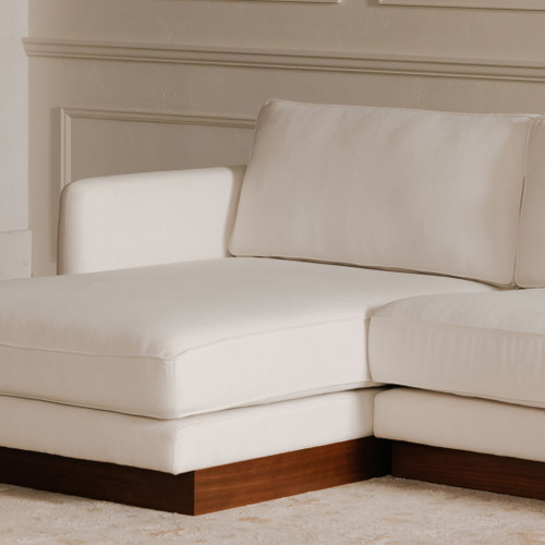 Vernon - Right Sectional - White