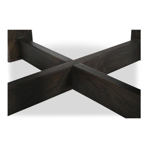 Glenn - Round Dining Table - Dark Brown