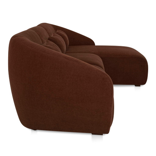 Amelia - Lounge Modular Right Sectional - Chestnut