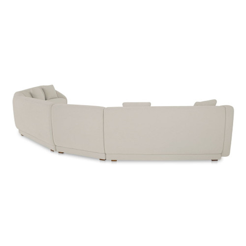 Fraser - 5 Piece Modular Sectional - White