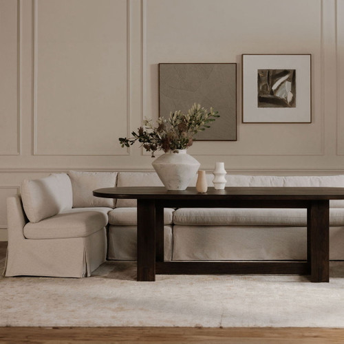 Fable - Slipcover Dining Banquette L-Shape - Beige