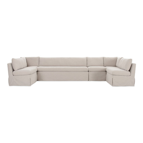 Fable - Slipcover Dining Banquette U-Shape - Beige