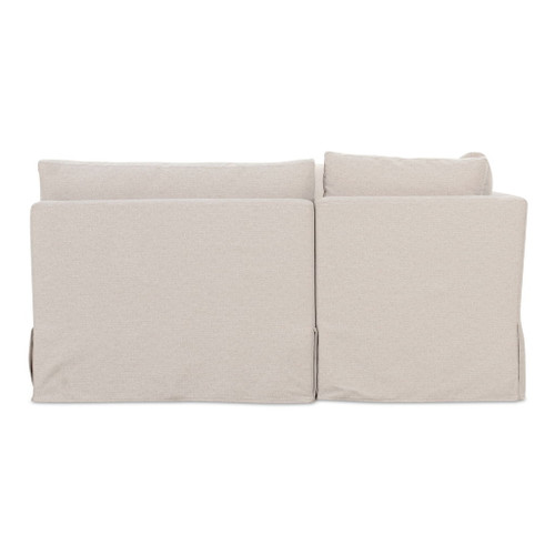 Fable - 5 Piece Slipcover Dining Banquette U-Shape - Beige