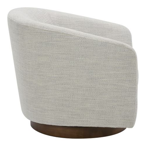 Oscy - Swivel Chair - Splashed White