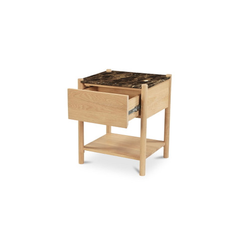 Elio - Nightstand - Dark Emperador